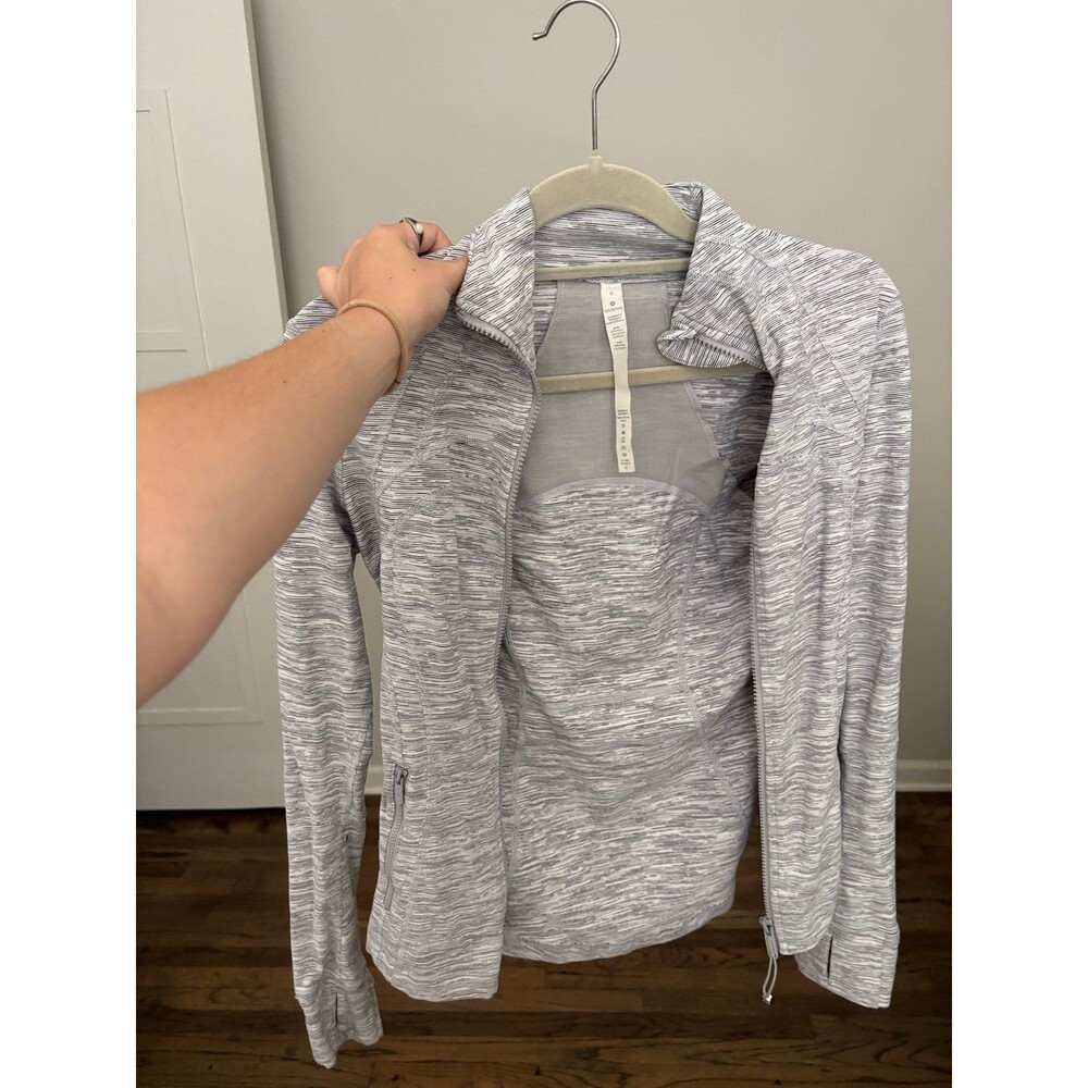 lululemon athletica Gray Zip-Up Hoodie